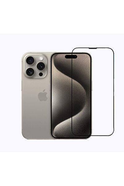 Powerfox iPhone 15 Pro Uyumlu Premium Kalite Toz Filtreli Tam Kaplayan Ekran ...