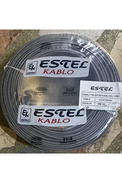 Estel Ar-ge 1x2x0,50 Telefon Kablosu 100 Mt