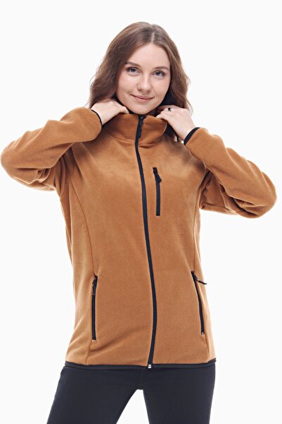 GHASSY CO. Women's Camel Softshell Fleece 869866011