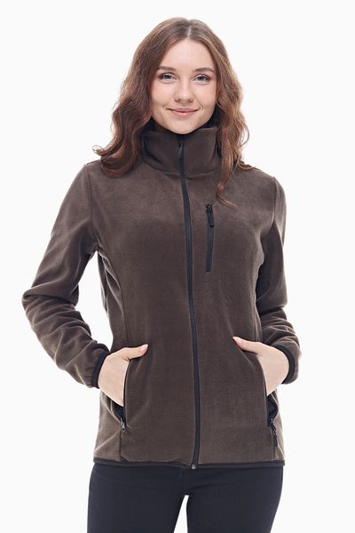 GHASSY CO. Women's Dark Khaki Softshell Fleece 869866011