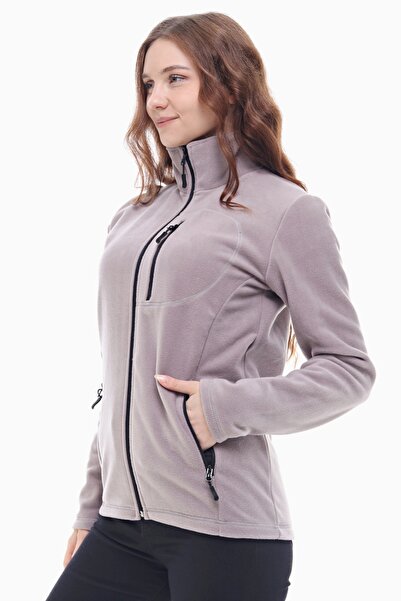 GHASSY CO. Ghassyco. Kadın Tam Fermuarlı Polar Ceket