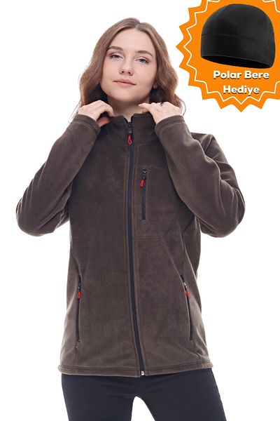 GHASSY CO. Ghassyco. Women's Full Zipper Fleece Jacket