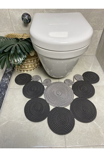 MaVaux Sakura Jute, Straw, Doormat, Bathroom Mat, Toilet Seat Mat, Toilet Seat Mat, Double Sided