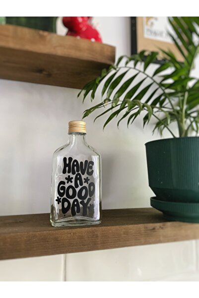 Atölye Merdiven Have a good day Cam Cold Brew Şişesi dekoratif kahve şişesi