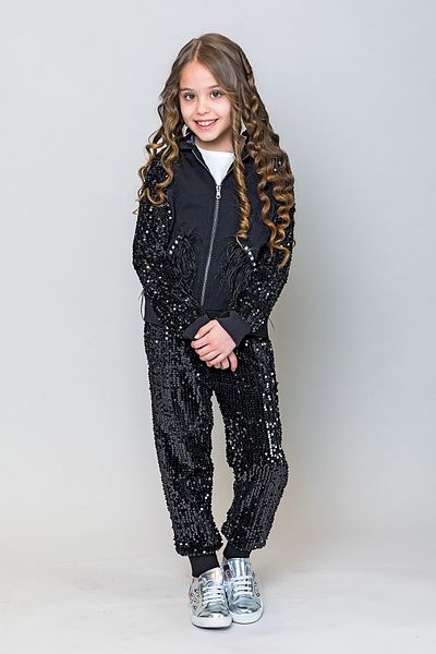 incity Girl's Sequin Jogger Pants