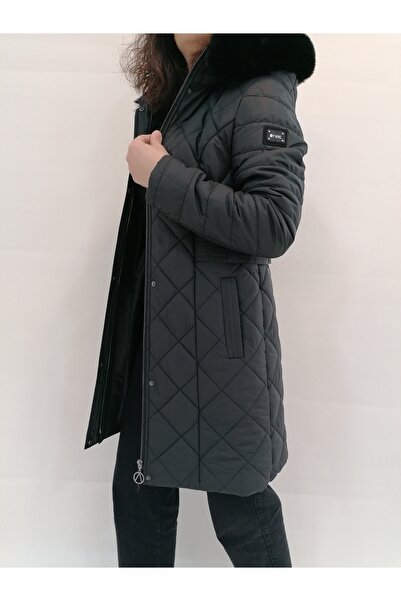 Trenç Kadın Kapitone Şişme Kaban 5510