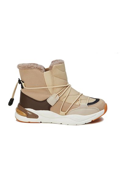 Vicco Pablo Light Fur Inside Unisex Παιδικές Μπεζ/Καφέ μπότες χιονιού