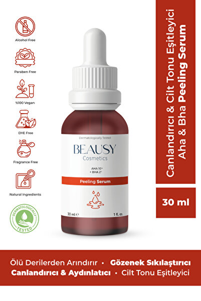 Beausy Cosmetics Canlandırıcı & Cilt Tonu Eşitleyici Aha & Bha Peeling Cilt S...