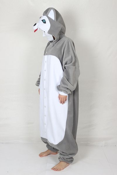 YÜSÜ Στολή για ενήλικες Kigurumi Siberian Husky Wolf Στολή ζώων