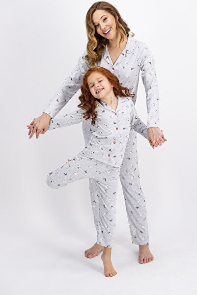 ROLY POLY Rolypoly Karamelanj Little Cats Kız Çocuk Gömlek Pijama Takımı