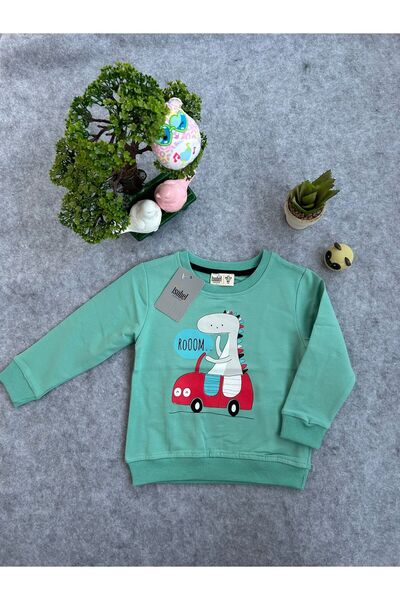 İsobel Kids İSOBEL DİNAZOR BASKILI ERKEK ÇOCUK SWEAT