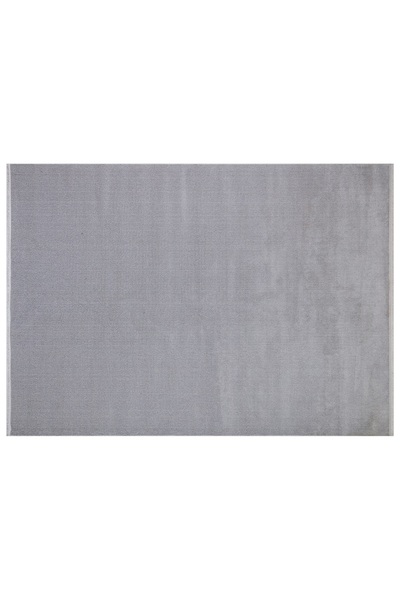 MACRO HOME Punto Tek Gri Beyaz Salon Halı Hav Vermez Mutfak Halı Etnik Desen Koridor Halı Kesme Yolluk