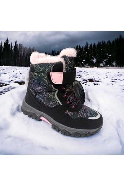 PATİK BEBE Αδιάβροχες Waterproff Girls Snow Boots