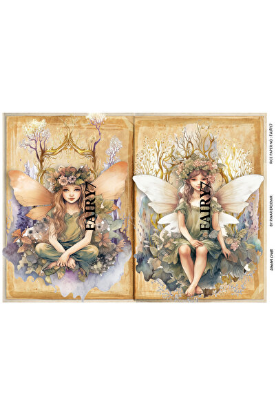 LİNEART Pirinç Dekopaj Kağıdı No:FAIRY7- 29X42cm