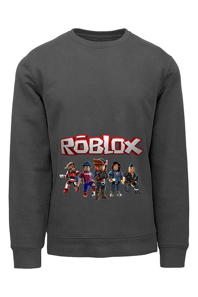 ADA BEBEK ÇOCUK Παιδικό φούτερ Unisex Oversize Roblox Printed