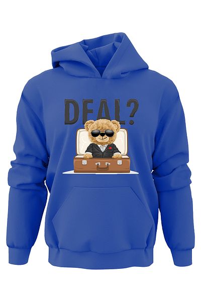 ADA BEBEK ÇOCUK Hanorac pentru copii unisex oversize cu imprimeu urs