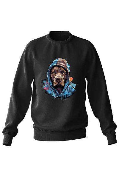 ADA BEBEK ÇOCUK Hanorac pentru copii, unisex, supradimensionat, cu imprimeu Cute Friend