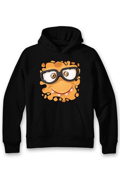 ADA BEBEK ÇOCUK Παιδικό φούτερ Unisex Oversize Glasses Stick με στάμπα