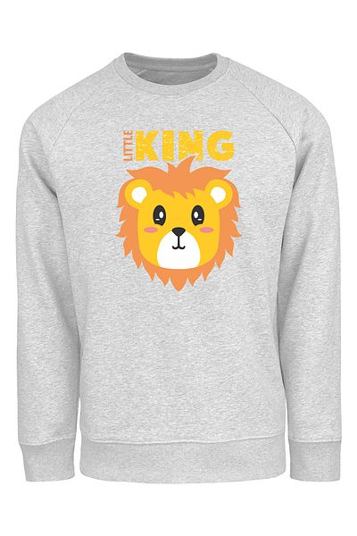 ADA BEBEK ÇOCUK Unisex Παιδική μπλούζα με στάμπα Little King Leon Oversize