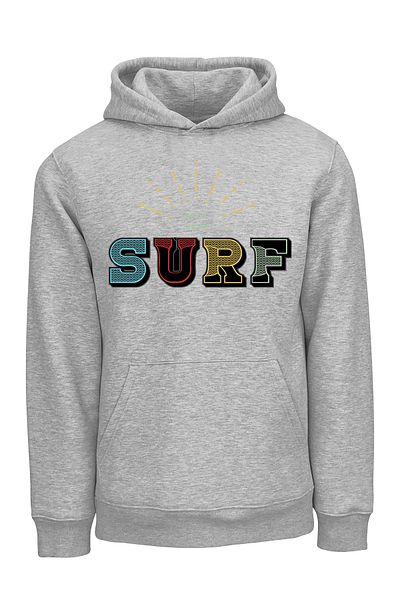 ADA BEBEK ÇOCUK Παιδικό φούτερ Unisex Oversize Surf Printed