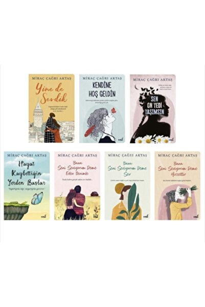 İndigo Kitap Miraç Çağrı Aktaş Kitap Seti 7 Kitap Hayat Kaybettiğin Yerden Ba...