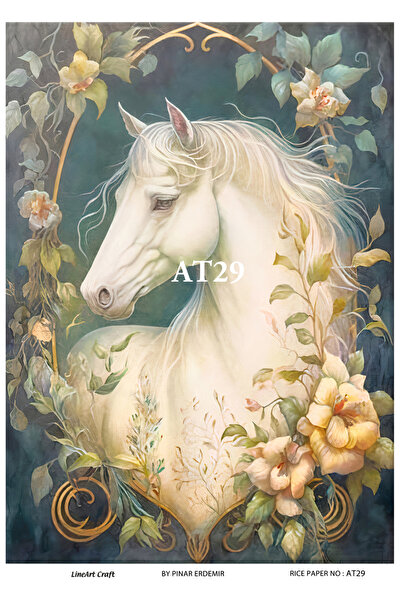 LİNEART Pirinç Dekopaj Kağıdı No:AT29- 29X42cm