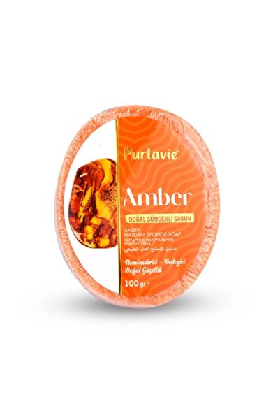 Purlaive Purlavie Doğal Süngerli Sabun(AMBER)(100gr)