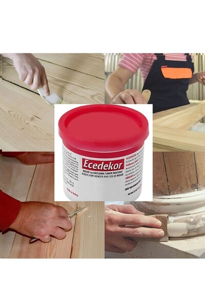 ecedekor Dekor Ahşap Mobilya Tamir Macunu 200 gr Meşe Renk