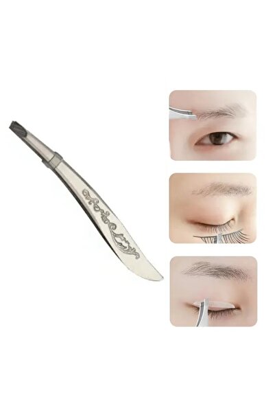 Uniquem Çelik Akustik Cımbız Zargana Kavisli Eğik Uçlu İnce Cımbız Kıl Tüy Al...