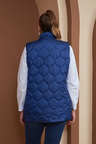 RMG Quilted Plus Size Saks Vest