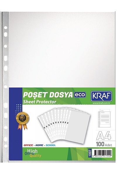 KRAF Blue Wire and Bag File - Set of 50 + 100