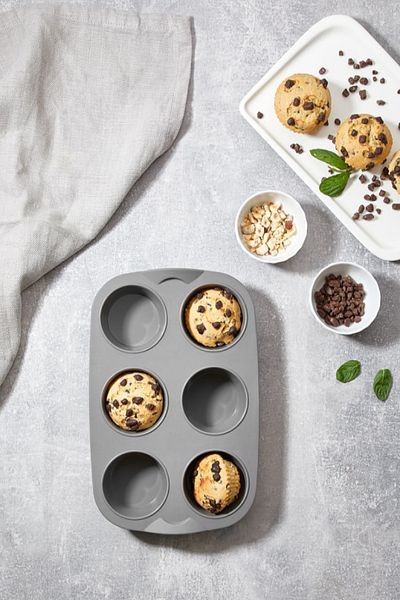 Bayev 3208 Silicone 6 Compartment Muffin Mold - Oven Cake - Muffin Mold