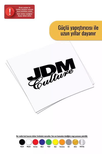 Generic Brand Jdm Culture Sticker Car Motorcycle Laptop Wall Foil Sticker 20 ...