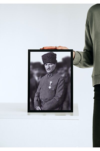 caddehediye ATAM MUHAREBE Ahşap Mdf Çerçeve Görünümlü Tablo Dekor