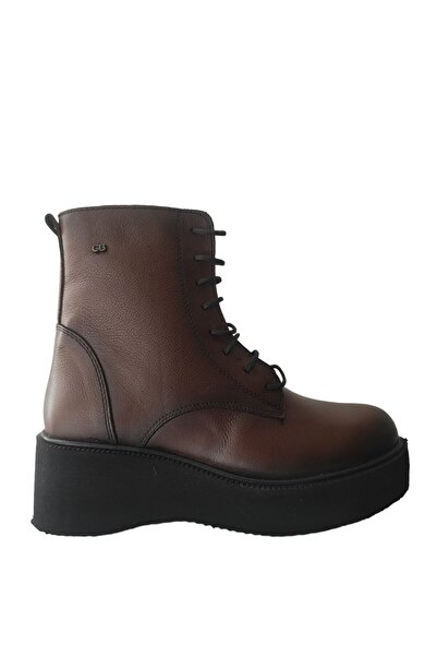 Castle Black Kadın Deri Postal Bot 62661-1