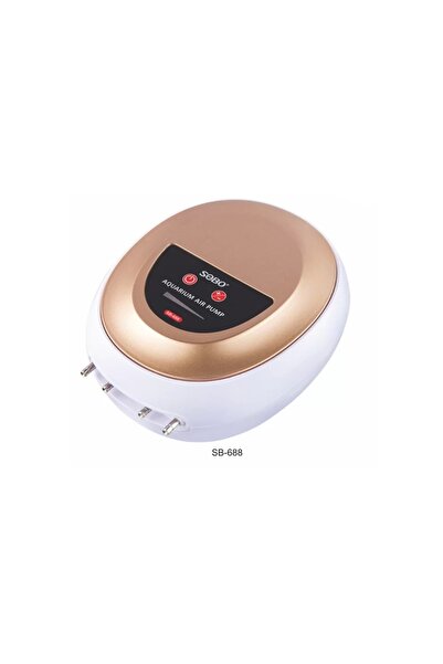 Sobo Sessiz Ayarlanabilir 4 Çıkışlı Akvaryum Hava Motoru 10W 4x4.5LT/DAK SB-688