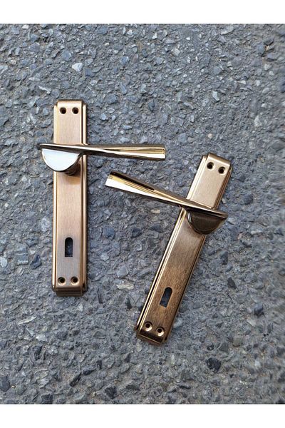 ARON Sofuoğlu Lüx Cemre Anka Mirrored Albifirin Yellow (ROOM) Door Handle Aluminum / Steel