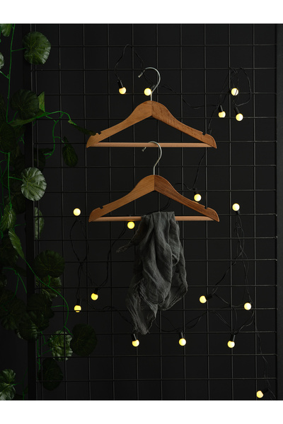 Hedisam 3 дървени закачалки за детски дрехи 30 см