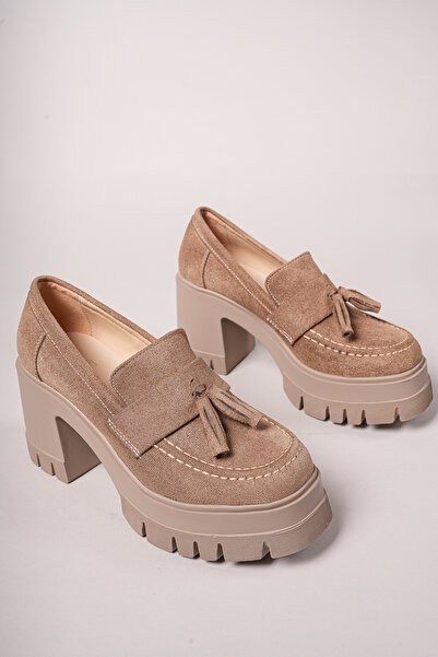 Riccon Γυναικείο Loafer Aendorei0012509 Mink Suede