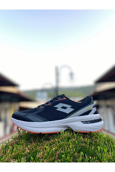 Lotto men's black sports shoes 2025