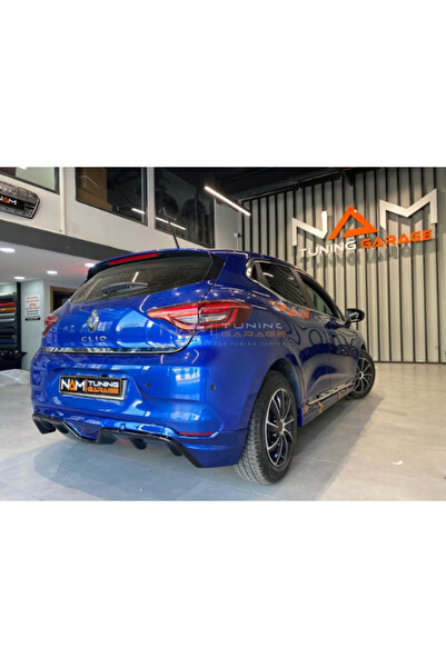 NamTuning Clio 5 Arka Tampon Eki Difüzör Plastik Boyasız