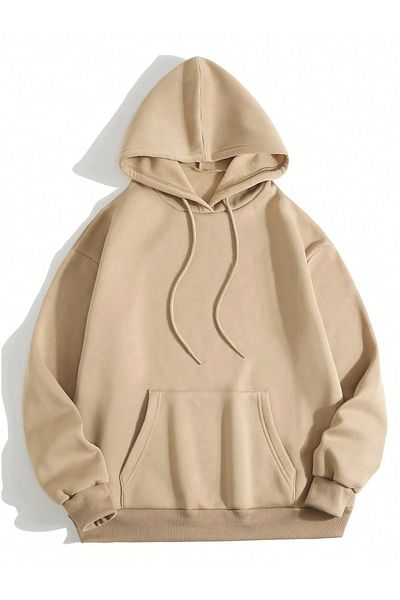 Mad&Calf Unisex Φούτερ με κουκούλα Basic με τσέπες