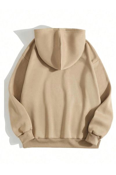 Mad&Calf Unisex Φούτερ με κουκούλα Basic με τσέπες