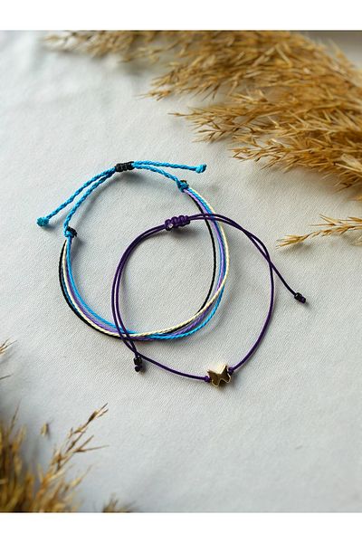 Atölye Merdiven Set of 2 lucky bracelets Butterfly
