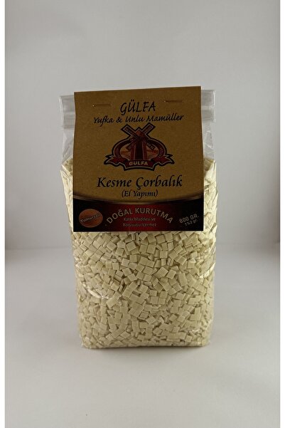 Gülfa Ev Yapımı Kesme Çorbalık Kare 800gr
