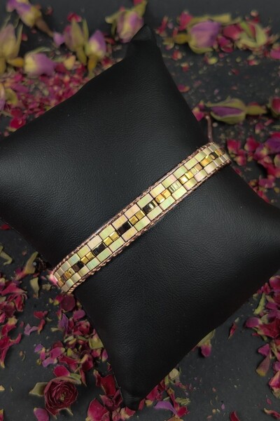 Ayya Aksesuar Miyuki Bracelet Japanese Natural Stone Titan Bracelet Armband