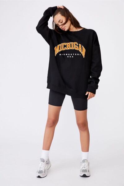 blackbonds Michigan Sweatshirt Oversize