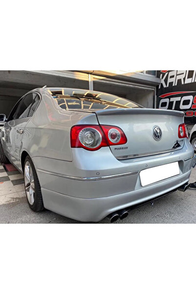 HasAkman Volkswagen Passat B6 Uyumlu  Arka Ek Mat Siyah Plastik 2005 2006 200...