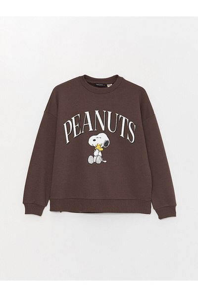 LC Waikiki Long Sleeve Crew Neck Women's Sweatshirt - Printed