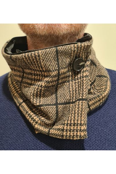 Leylace New Model, Leylace Winter Interlock Fabric Men's Neck Collar-11